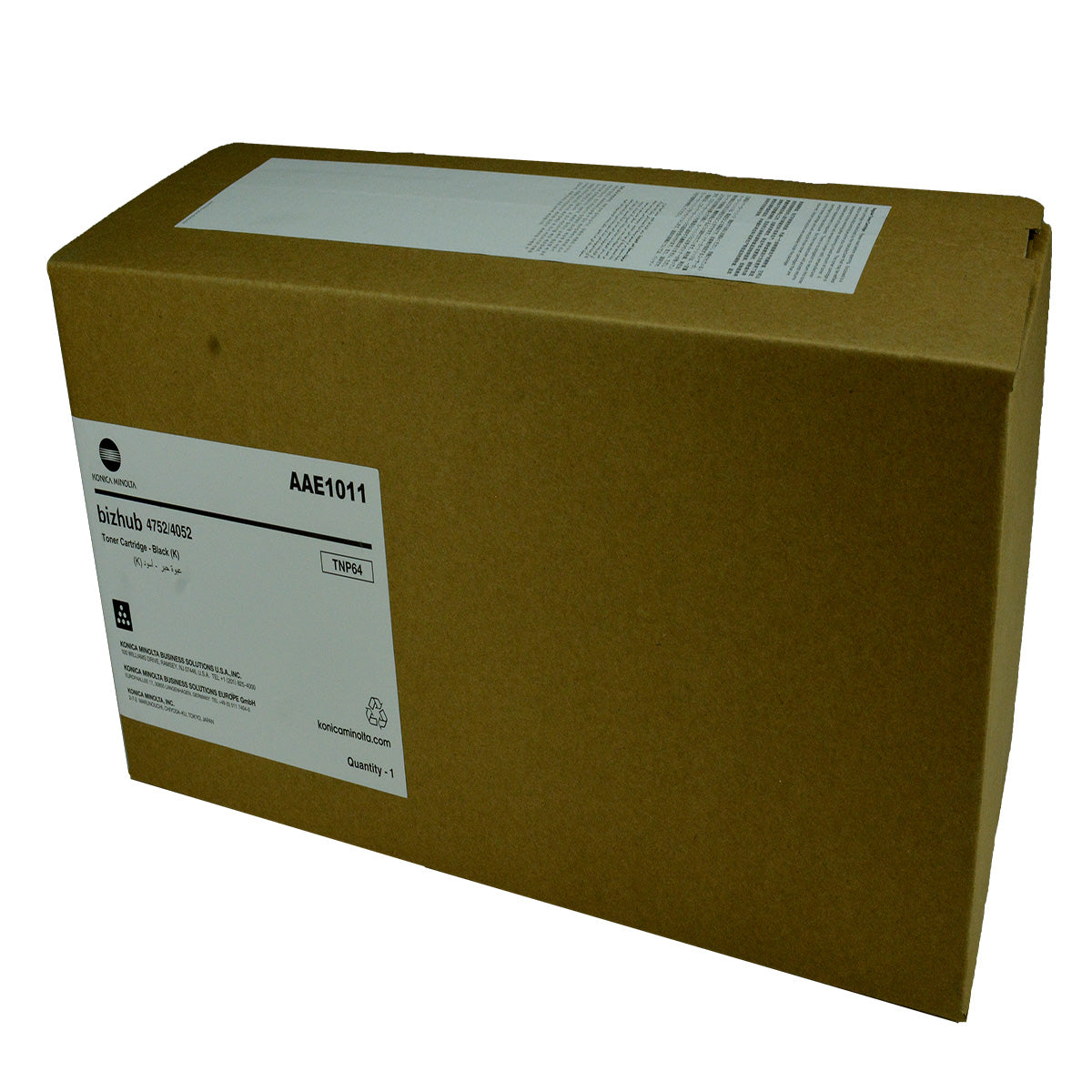 Konica Minolta TNP64 (AAE1011) Toner Cartridge, Black 25K Yield