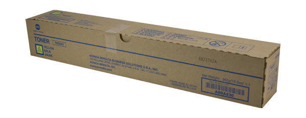 Konica Minolta TN324Y (A8DA230) Toner Cartridge, Yellow 26K Yield