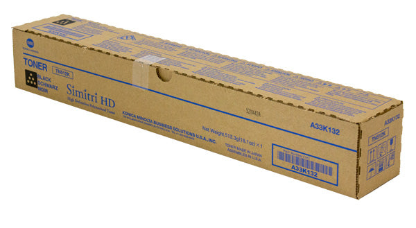 Konica Minolta TN512K (A33K132) Toner Cartridge, Black 27K Yield