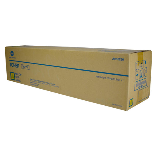 Konica Minolta TN713Y (A9K8230) Toner Cartridge, Yellow 33.2K Yield