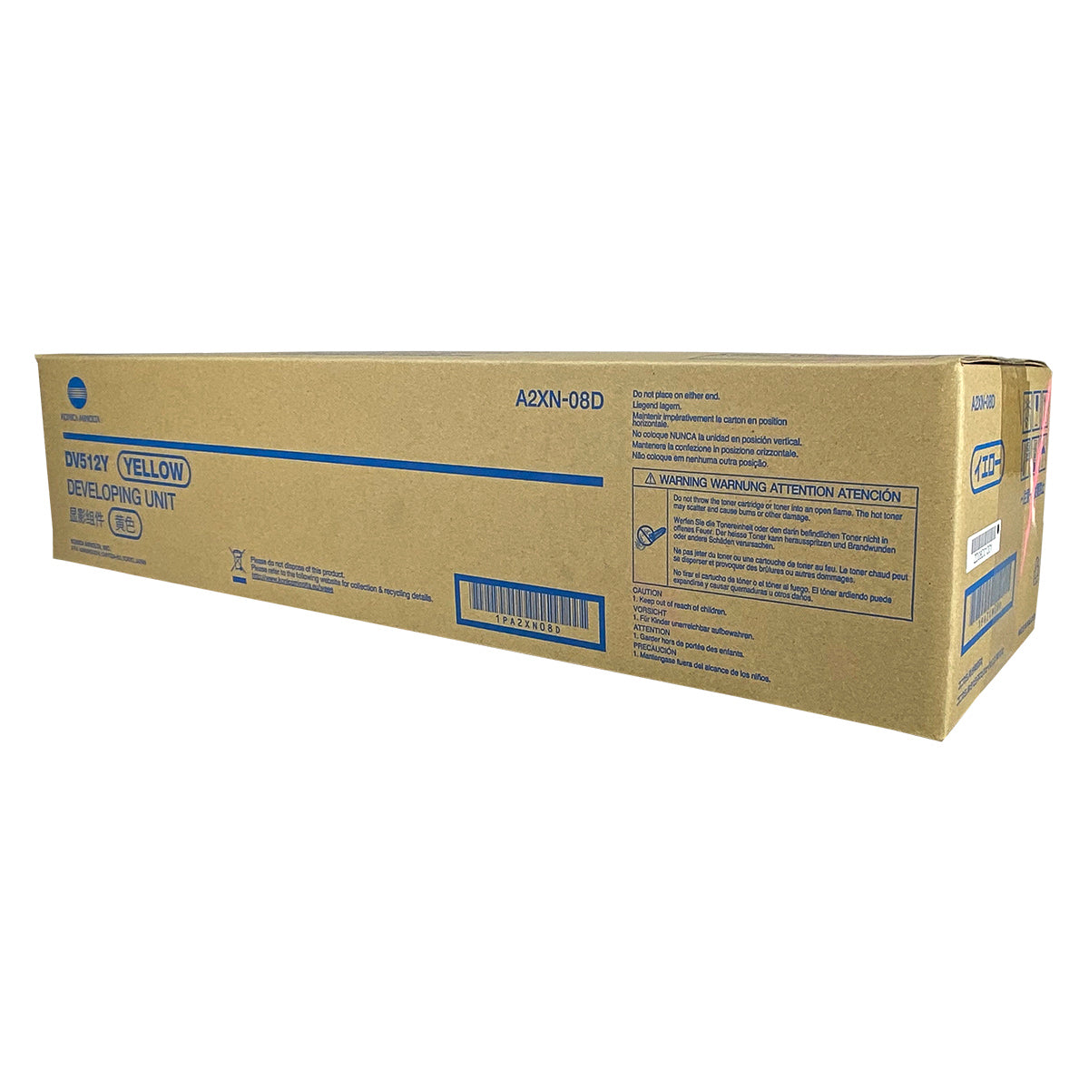 Konica Minolta DV512Y (A2XN08D) Developer Unit, Yellow 590K Yield