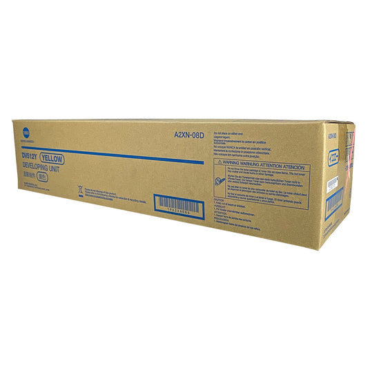Konica Minolta DV512Y (A2XN08D) Developer Unit, Yellow 590K Yield
