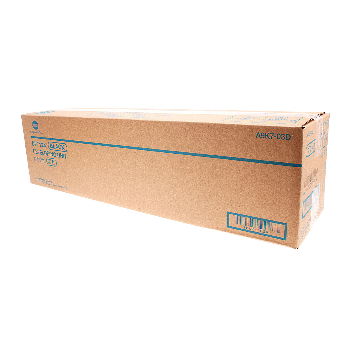 Konica Minolta DV712K (A9K703D) Developer Unit, Black 1,200K Yield