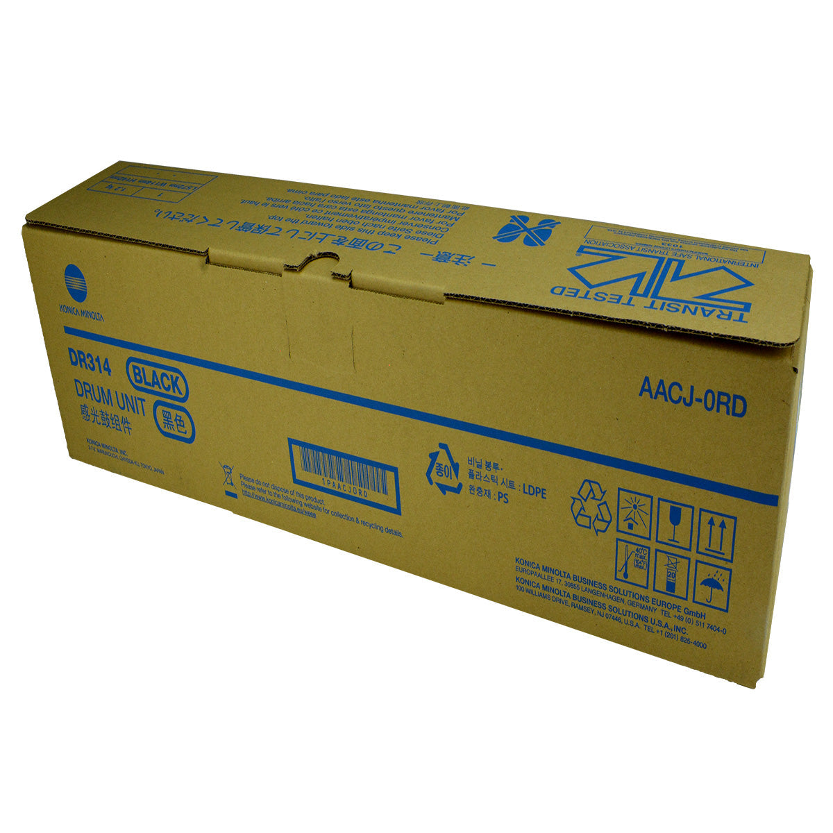 Konica Minolta DR314K (AACJ0RD) Drum Unit, Black 285K Yield
