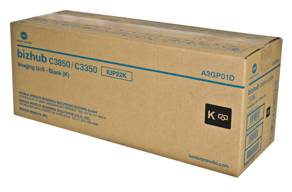 Konica Minolta IUP22K (A3GP01D) Imaging Unit, Black 60K Yield