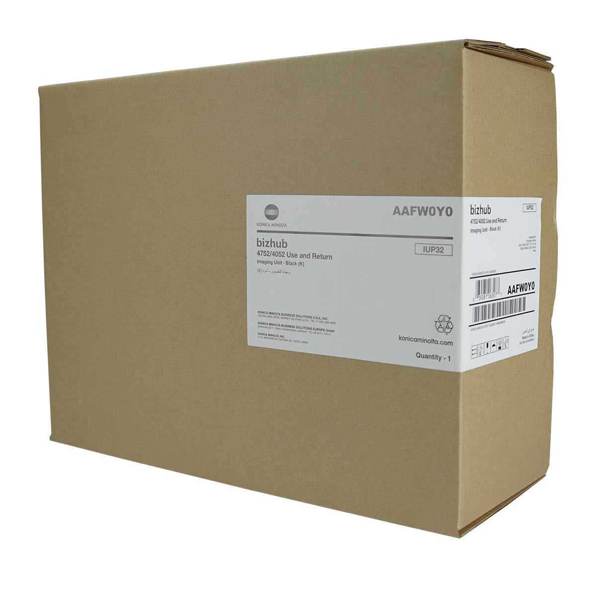 Konica Minolta IUP32 (AAFW0Y0) Imaging Unit, Black 60K Yield