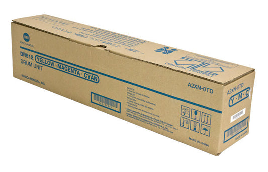 Konica Minolta DR512 (A2XN0TD) Drum Unit, Color 55K - 95K Yield