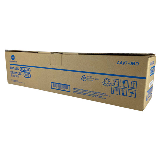 Konica Minolta DR316K (AAV70RD) Drum Unit, Black 170K - 225K Yield