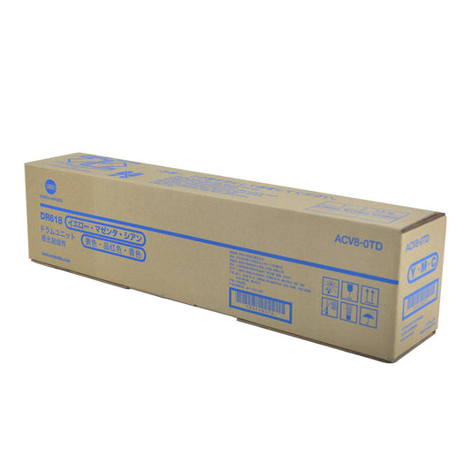Konica Minolta DR618 (ACV80TD) Drum Unit, Color 155K - 165K Yield