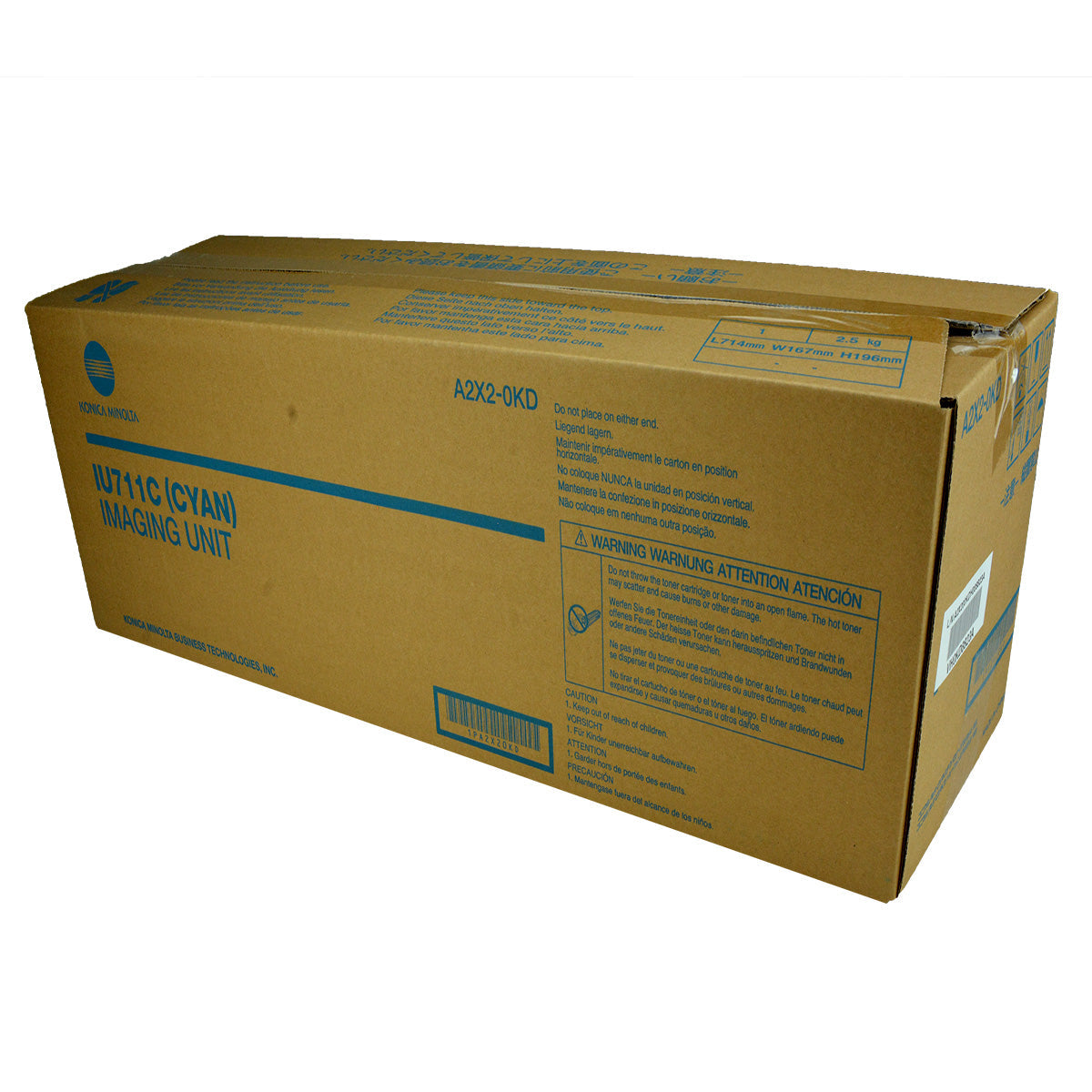 Konica Minolta IU711C (A2X20KD) Imaging Unit, Cyan 155K Yield