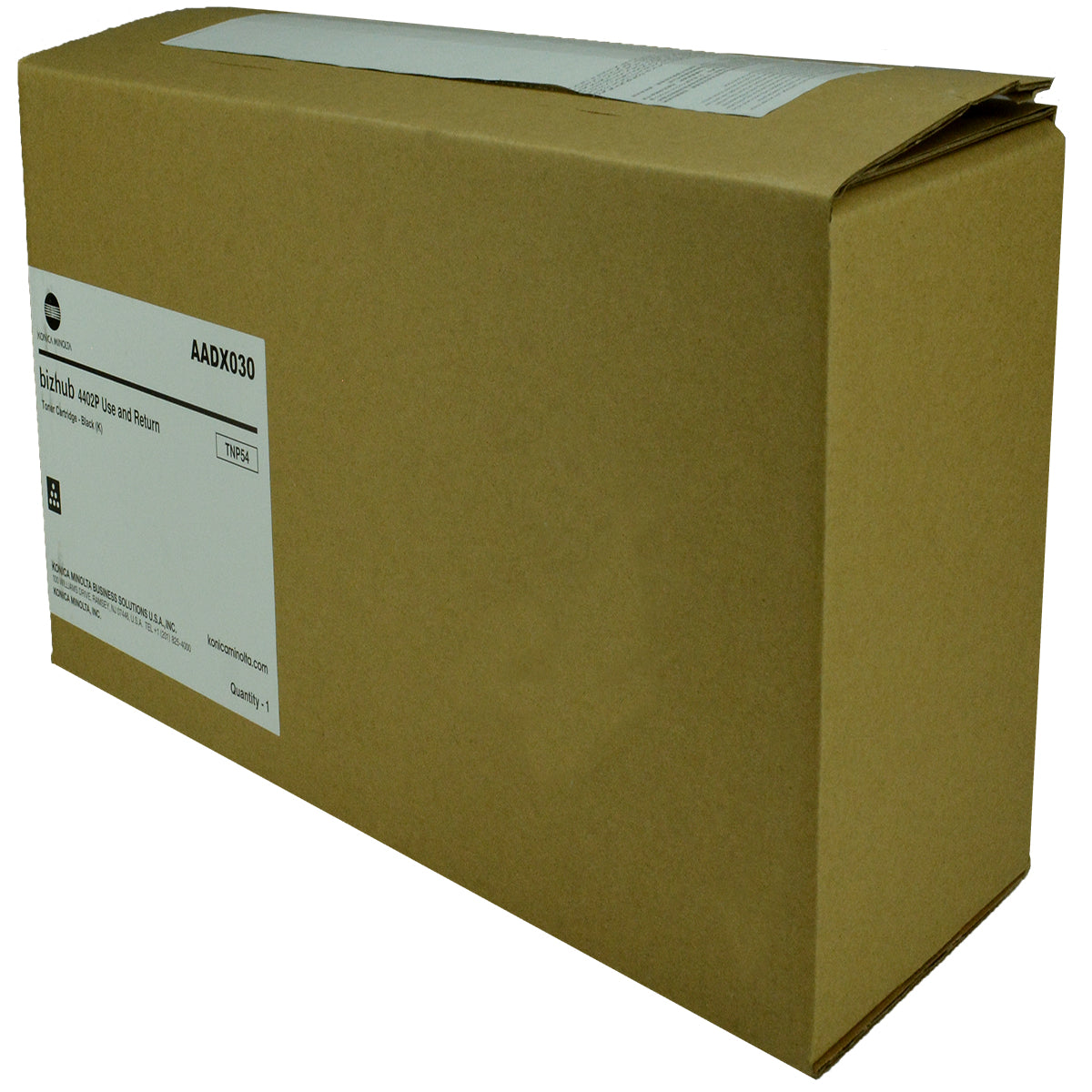 Konica Minolta TNP54 (AADX030) Toner Cartridge, Black 25K Yield, Return Program