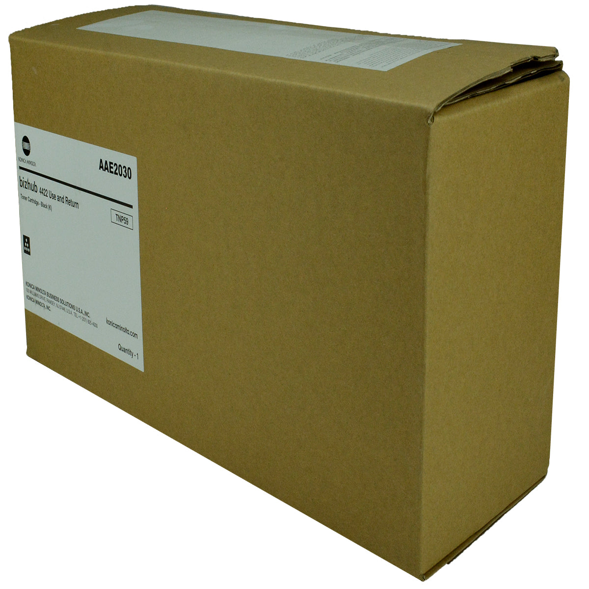 Konica Minolta TNP59 (AAE2030) Toner Cartridge, Black 25K Yield, Return Program