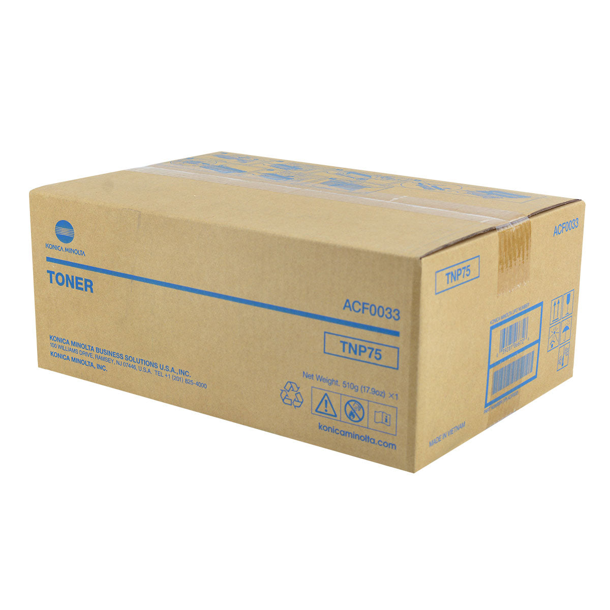 Konica Minolta TNP75 (ACF0033) Toner Cartridge, Black 20K Yield