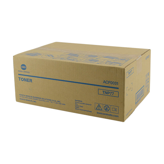 Konica Minolta TNP77 (ACF0031) Toner Cartridge, Black 20K Yield