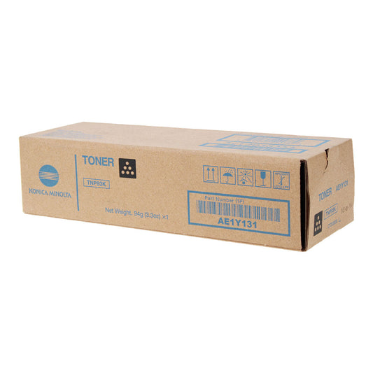 Konica Minolta TNP93K (AE1Y131) Toner Cartridge, Black 6K Yield