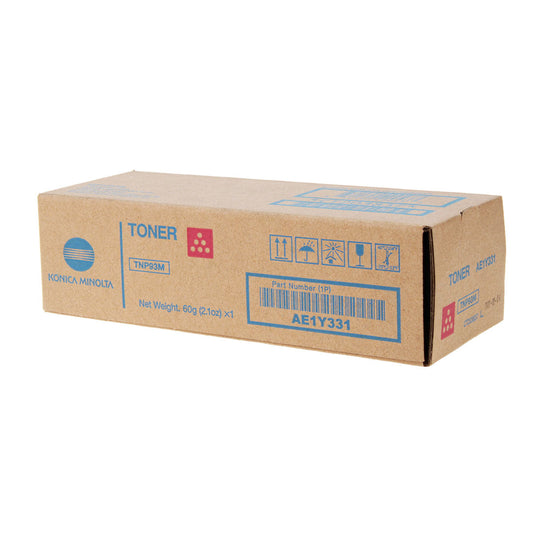 Konica Minolta TNP93M (AE1Y331) Toner Cartridge, Magenta 4K Yield