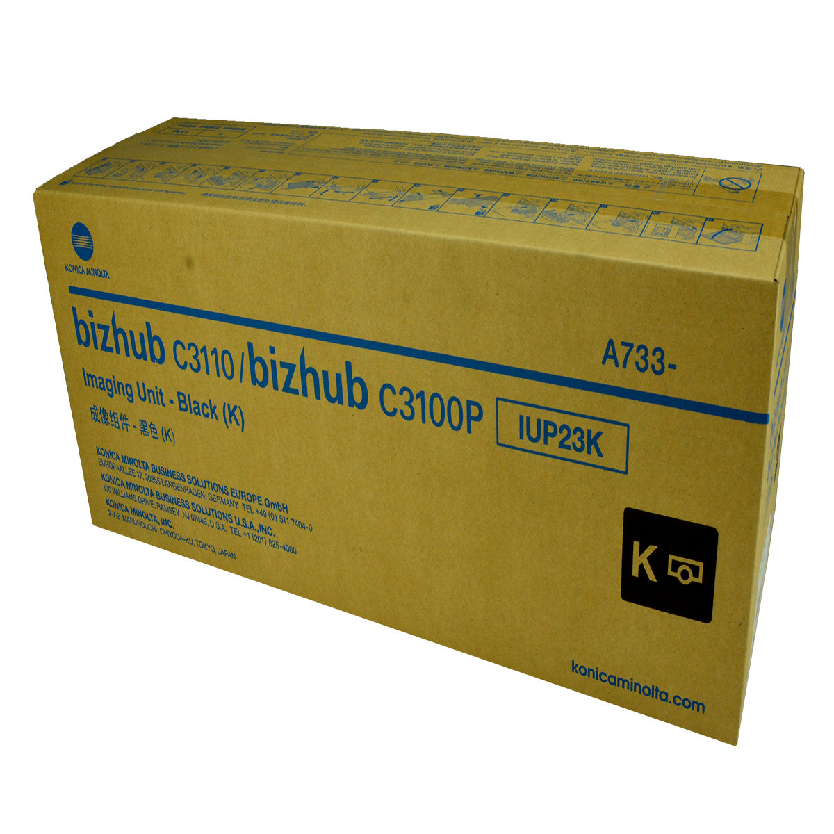 Konica Minolta IUP23K (A73303F) Imaging Unit, Black 30K Yield