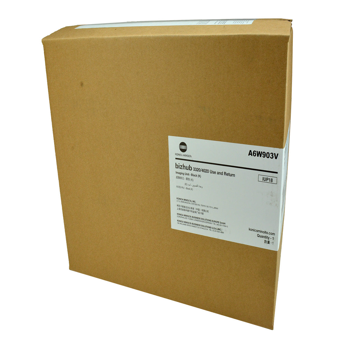 Konica Minolta IUP18 (A6W903V) Imaging Unit, Black 60K Yield
