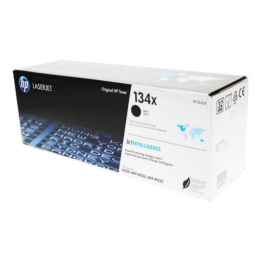 HP 134X (W1340X) Toner Cartridge, Black 2.4K High Yield