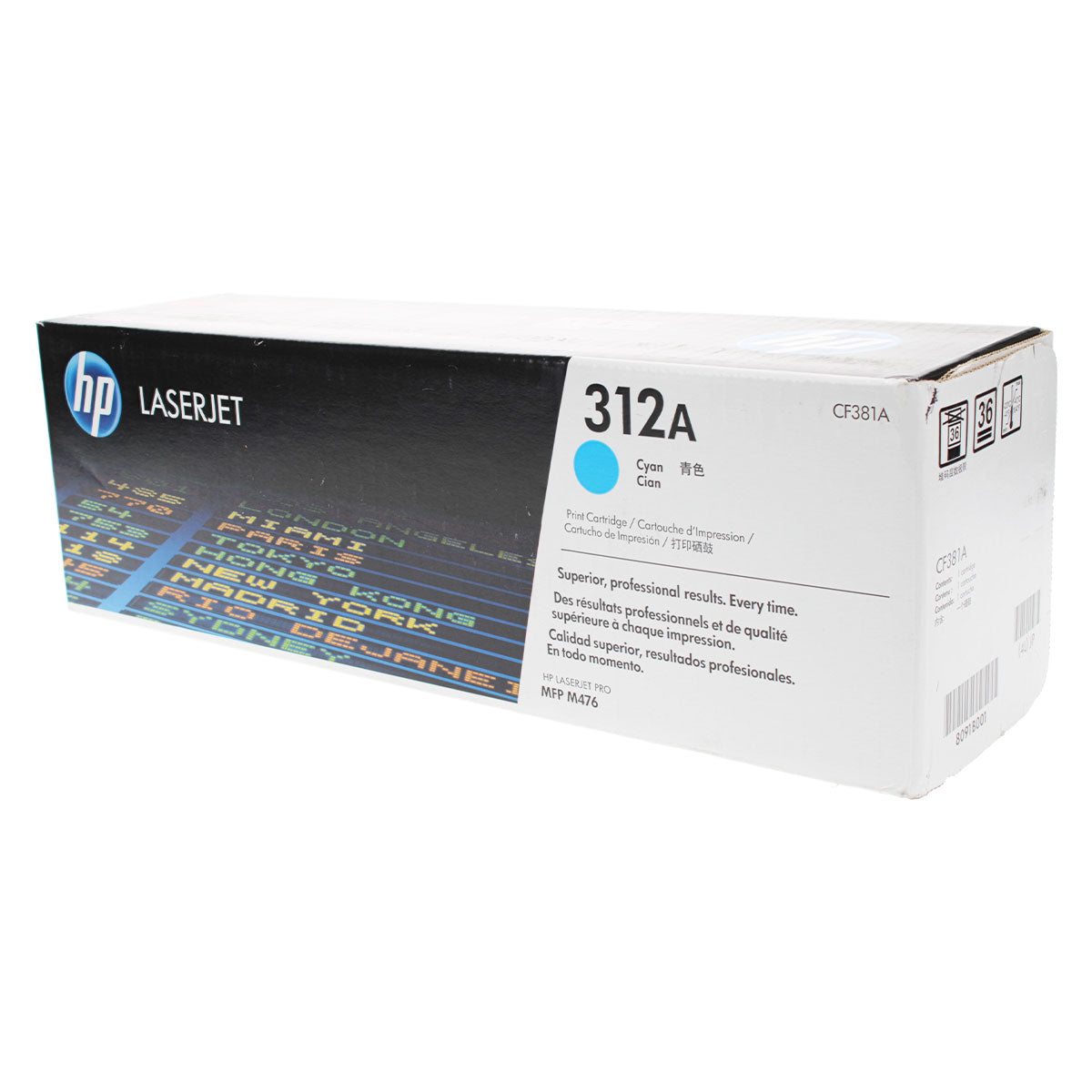 HP 312A (CF381A) Toner Cartridge, Cyan 2.7K Yield