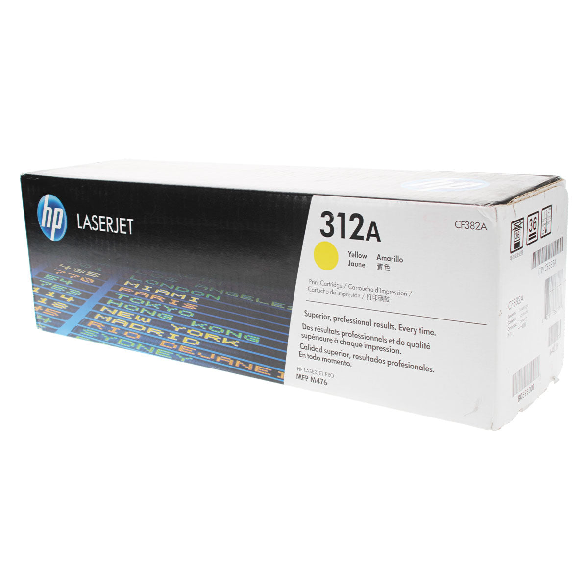 HP 312A (CF382A) Toner Cartridge, Yellow 2.7K Yield