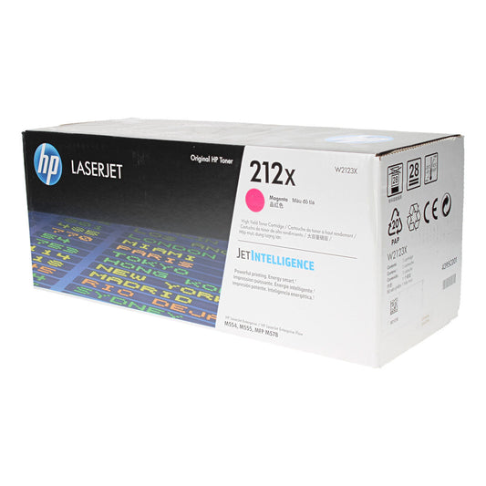 HP (W2123X) Toner Cartridge, Magenta 10K Yield