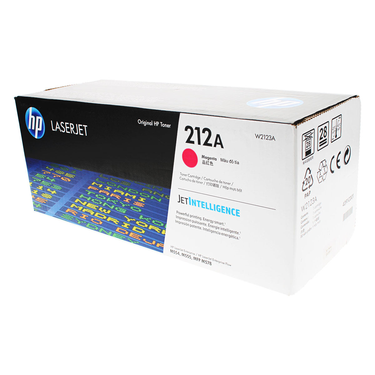HP 212A (W2123A) Toner Cartridge, Magenta 4.5K Yield