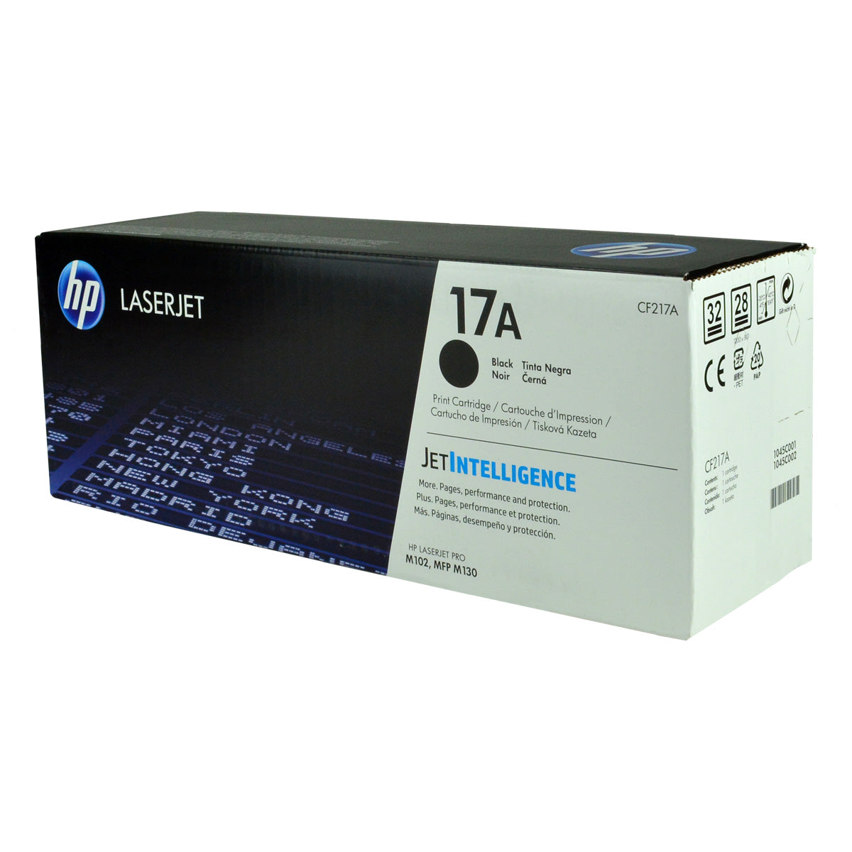 HP 17A (CF217A) Toner Cartridge, Black 1.6K Yield