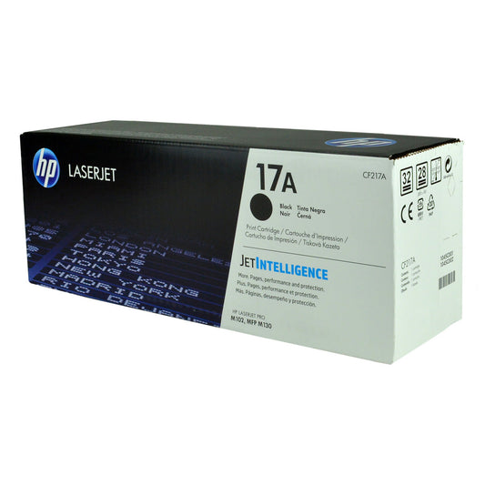 HP 17A (CF217A) Toner Cartridge, Black 1.6K Yield