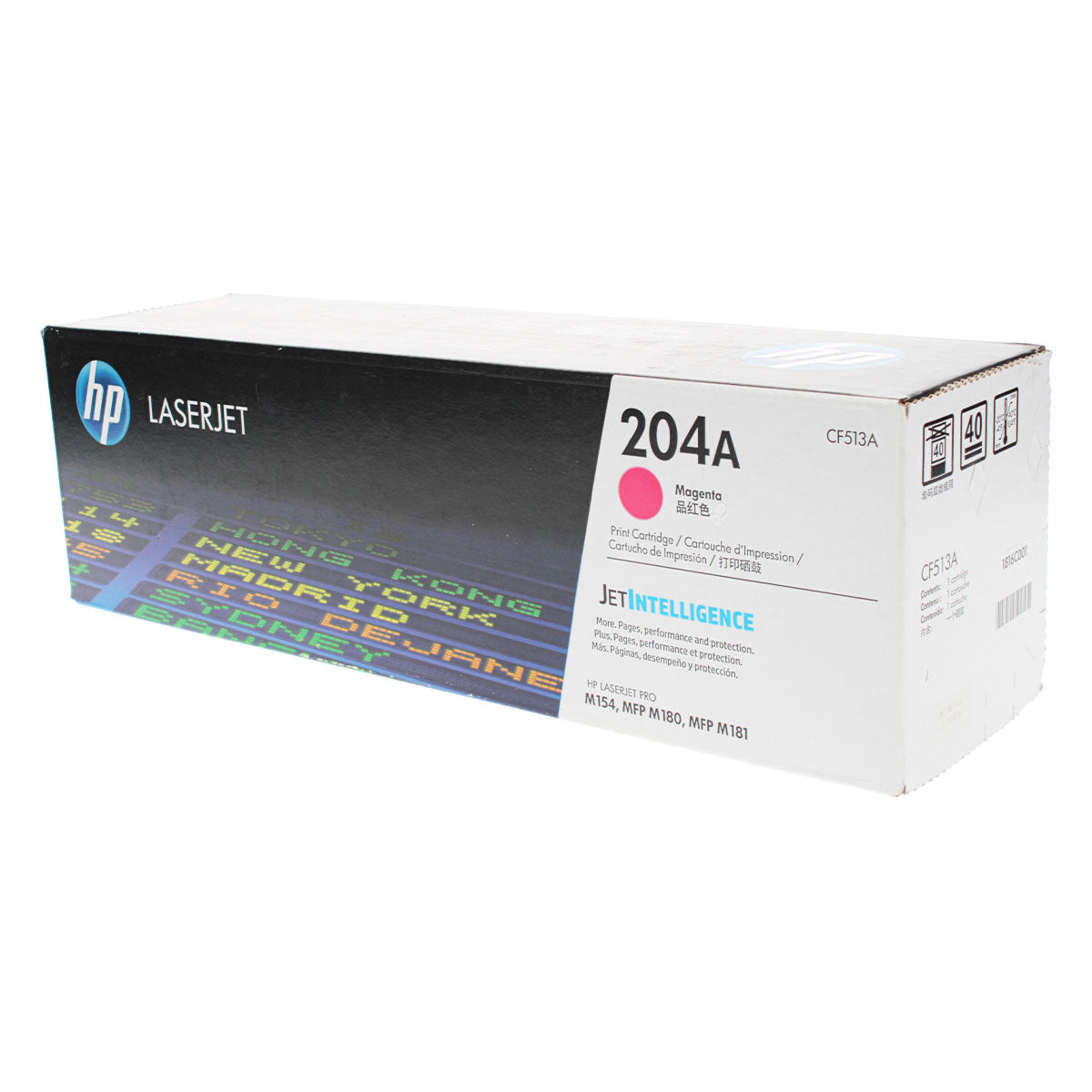 HP 204A (CF513A) Toner Cartridge, Magenta 900 Yield