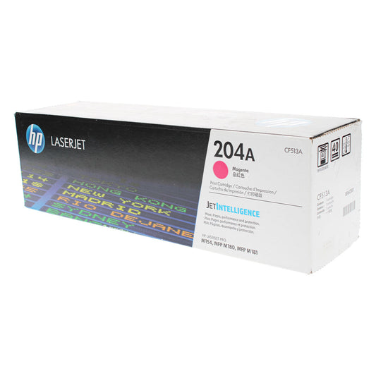 HP 204A (CF513A) Toner Cartridge, Magenta 900 Yield