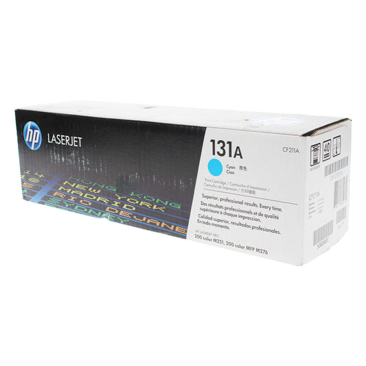 HP 131A (CF211A) Toner Cartridge, Cyan 1.8K Yield