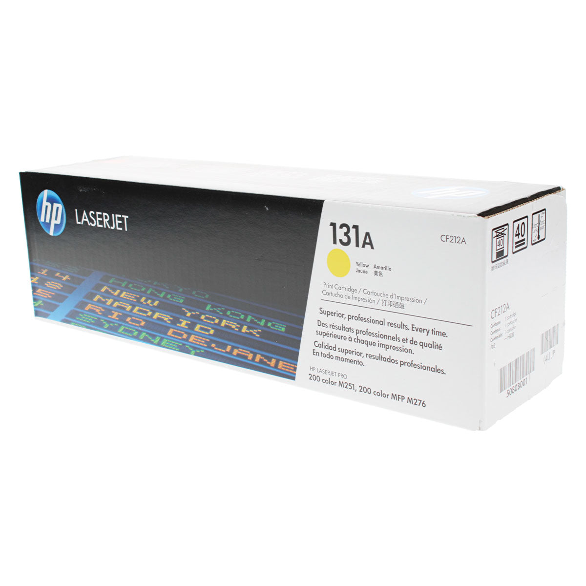HP 131A (CF212A) Toner Cartridge, Yellow 1.8K Yield
