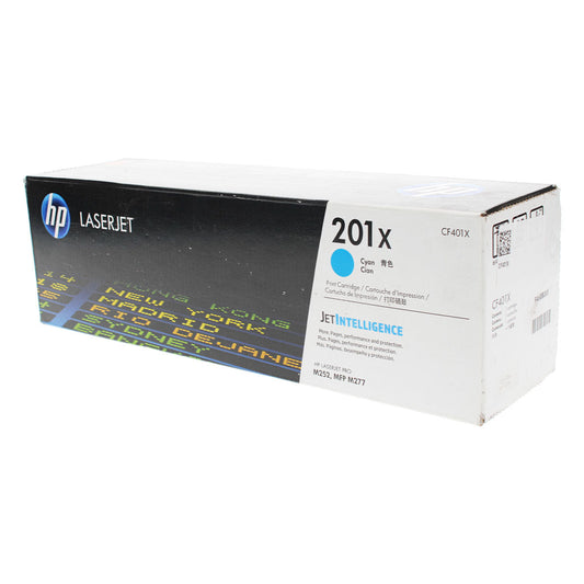 HP 201X (CF401X) Toner Cartridge, Cyan 2.3K High Yield