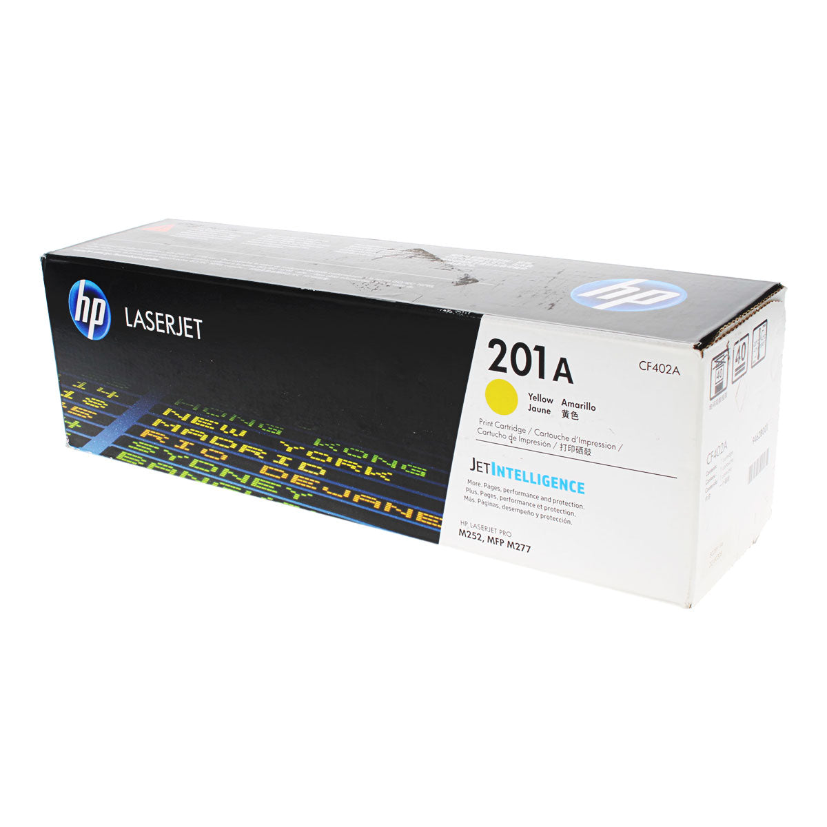 HP 201A (CF402A) Toner Cartridge, Yellow 1.4K Yield