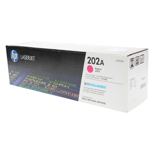 HP 202A (CF503A) Toner Cartridge, Magenta 1.3K Yield