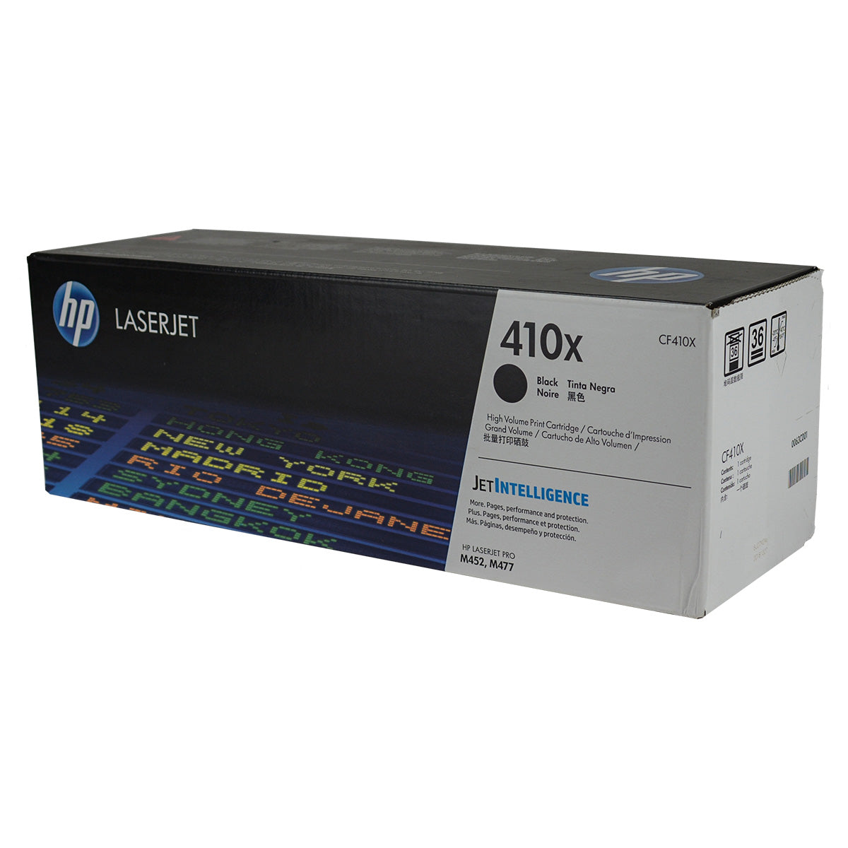 HP 410X (CF410X) Toner Cartridge, Black 6.5K High Yield