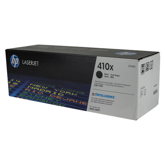 HP 410X (CF410X) Toner Cartridge, Black 6.5K High Yield