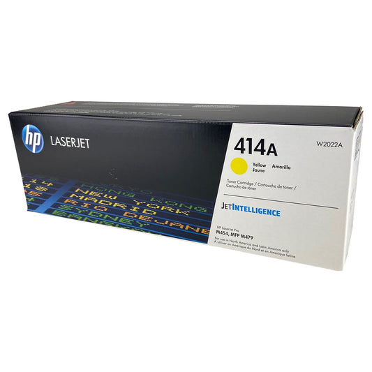 HP 414A (W2022A) Toner Cartridge, Yellow 2.1K Yield
