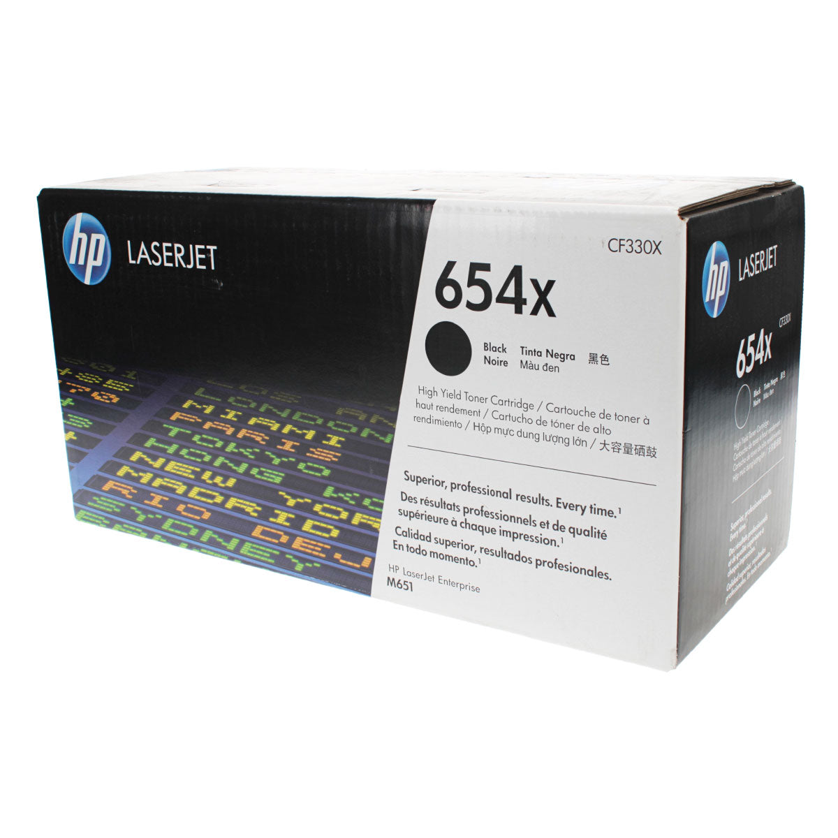 HP 654X (CF330X) Toner Cartridge, Black 20.5K High Yield