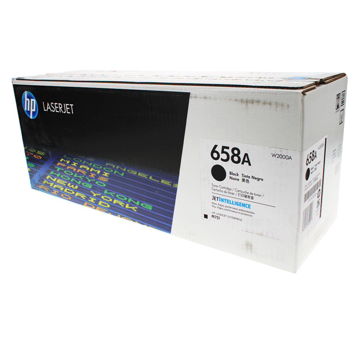 HP 658A (W2000A) Toner Cartridge, Black 7K Yield