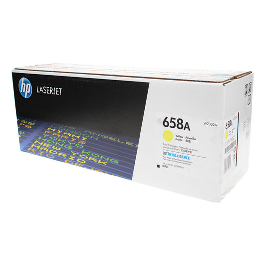 HP 658A (W2002A) Toner Cartridge, Yellow 6K Yield