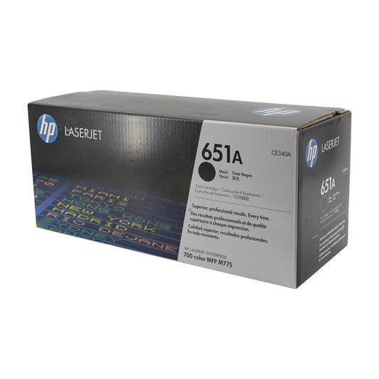 HP 651A (CE340A) Toner Cartridge, Black 13.5K Yield