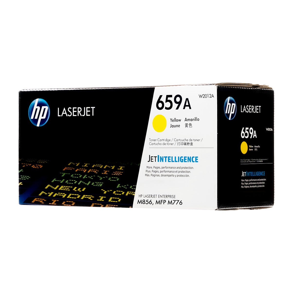 HP 659A (W2012A) Toner Cartridge, Yellow 13K Yield