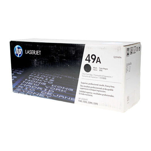 HP 49A (Q5949A) Toner Cartridge, Black 2.5K Yield
