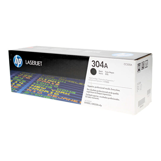 HP 304A (CC530A) Toner Cartridge, Black 3.5K Yield