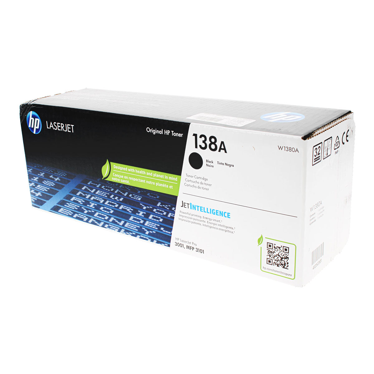 HP (W1380A) Toner Cartridge, Black 1.5 Yield