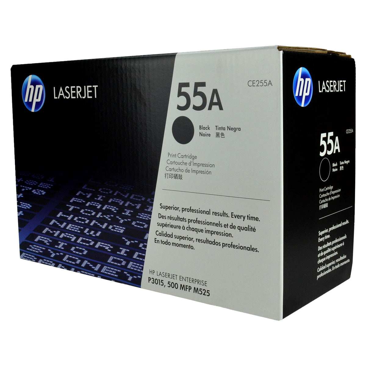 HP 55A (CE255A) Toner Cartridge, Black 6K Yield