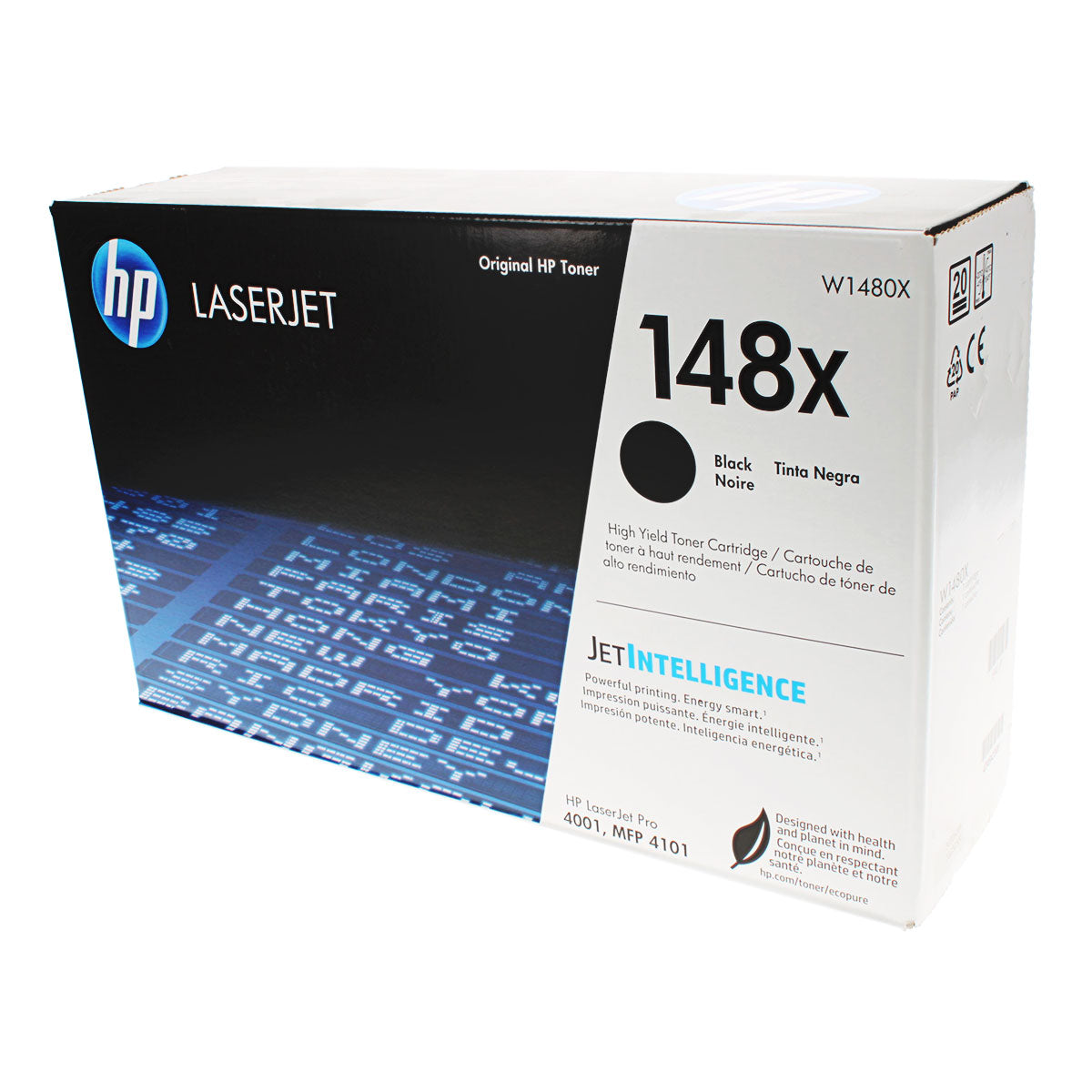 HP (W1480X) Toner Cartridge, Black 9.5K Yield