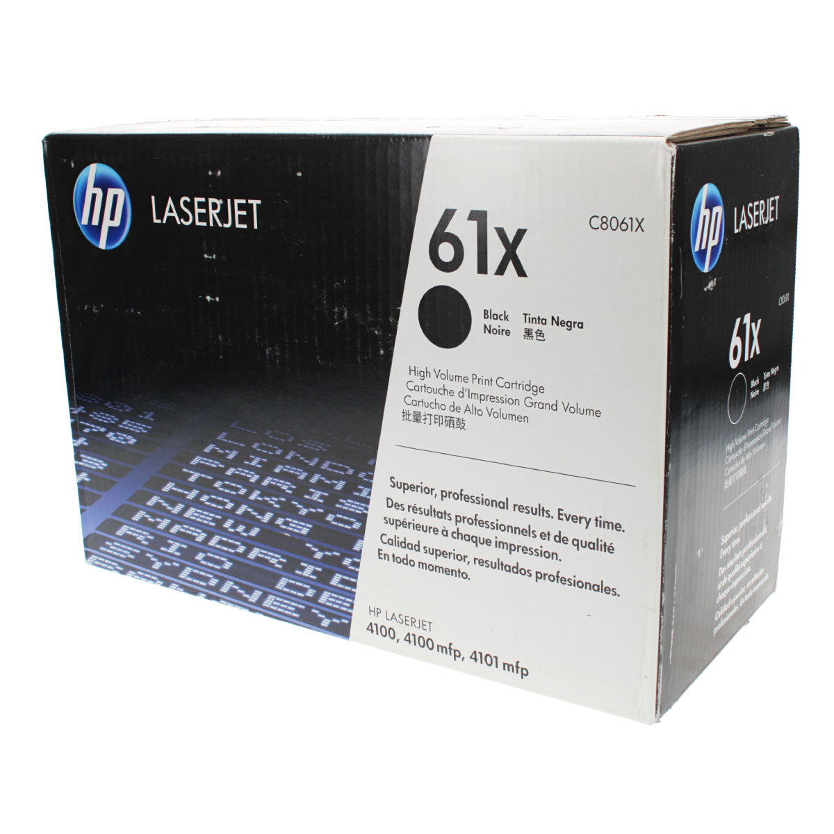 HP 61XL (C8061X) Toner Cartridge, Black 10K High Yield